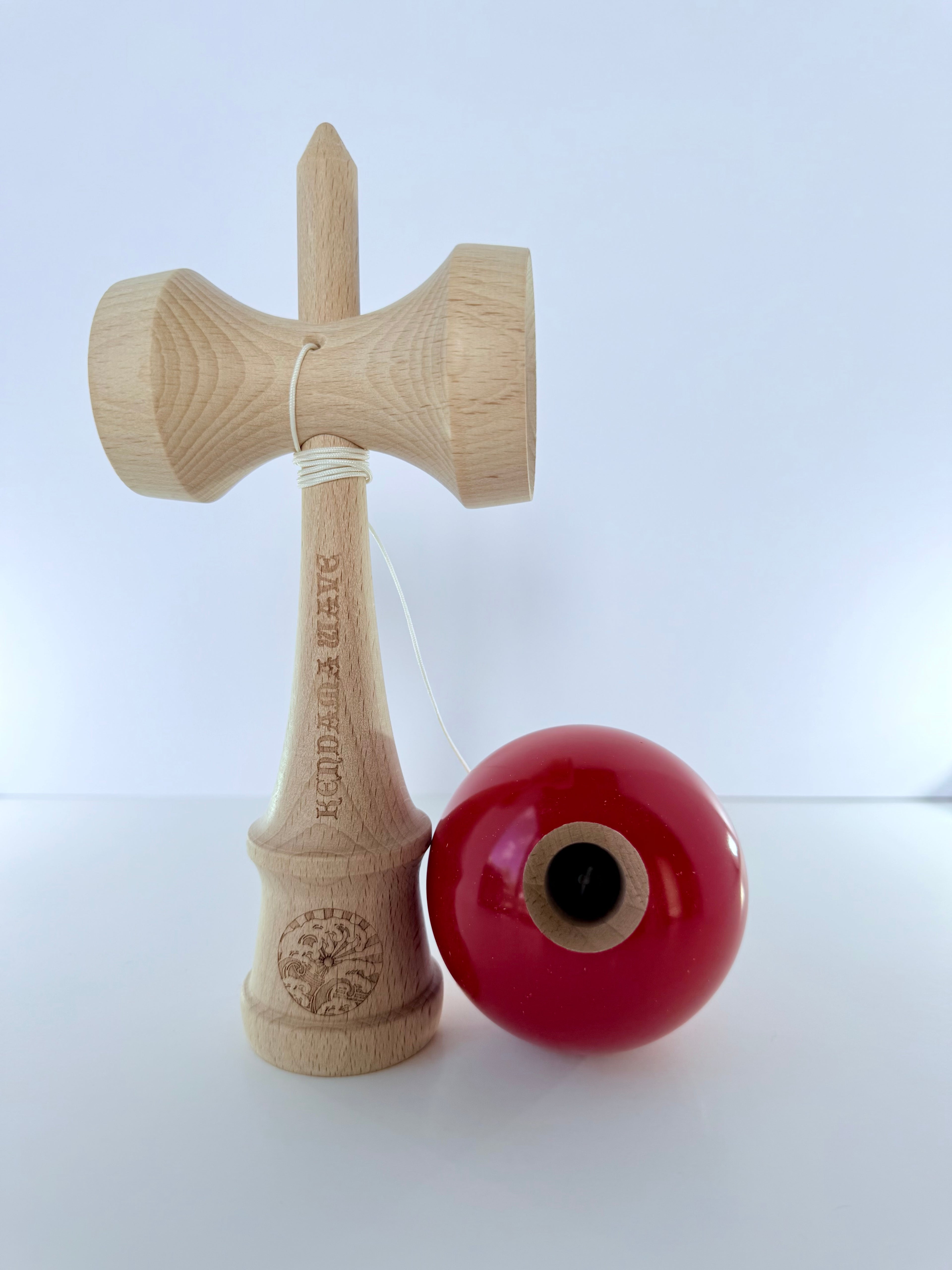 Lava Red Jumbo | Authentic Hawaiian Kendama
